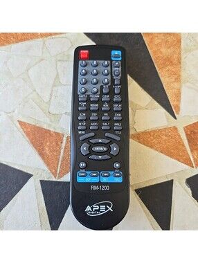 APEX DIGITAL RM-1200 REMOTE CONTROL DVD PLAYER REMOTE